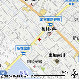 兵庫県加古川市平岡町新在家411周辺の地図