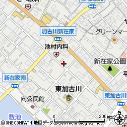 兵庫県加古川市平岡町新在家404-7周辺の地図