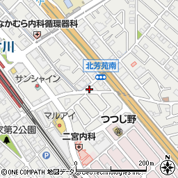 兵庫県加古川市平岡町新在家1447周辺の地図