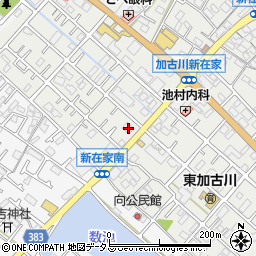 兵庫県加古川市平岡町新在家470-1周辺の地図