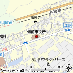 岡山県備前市の地図 住所一覧検索｜地図マピオン