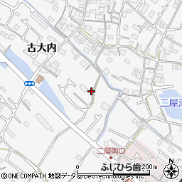 兵庫県加古川市野口町古大内20周辺の地図