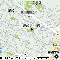 尾崎第4公園周辺の地図