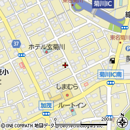 静岡県菊川市加茂5487周辺の地図