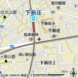 岡本コーポ周辺の地図