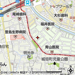 大阪府寝屋川市南水苑町5周辺の地図