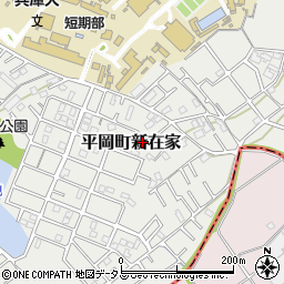 兵庫県加古川市平岡町新在家2061周辺の地図