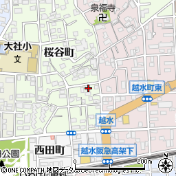 兵庫県西宮市桜谷町6-20周辺の地図