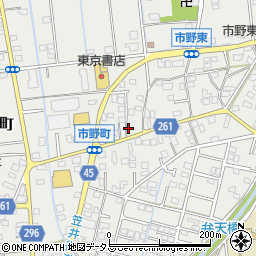 静岡県浜松市中央区市野町1675周辺の地図