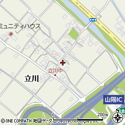 岡山県赤磐市立川769周辺の地図