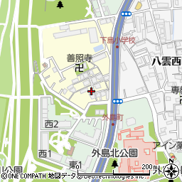 大阪府守口市下島町1-16周辺の地図