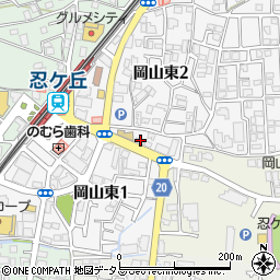 明光義塾忍ヶ丘教室周辺の地図
