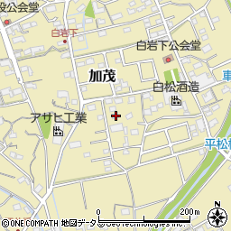 静岡県菊川市加茂842-1周辺の地図