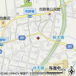 静岡県浜松市中央区市野町1468周辺の地図