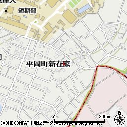 兵庫県加古川市平岡町新在家2054-14周辺の地図