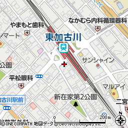 兵庫県加古川市平岡町新在家2丁目264周辺の地図