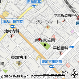 兵庫県加古川市平岡町新在家3丁目287周辺の地図