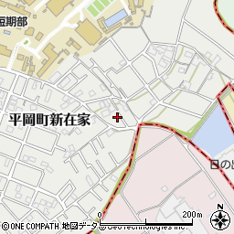 兵庫県加古川市平岡町新在家2029-7周辺の地図