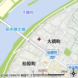 兵庫県赤穂市大橋町3-18周辺の地図