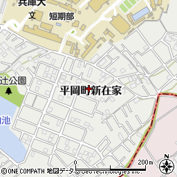 兵庫県加古川市平岡町新在家2061-14周辺の地図
