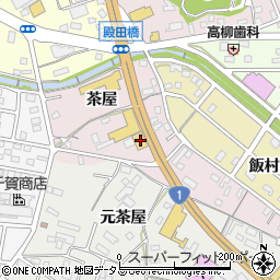 愛知県豊橋市飯村町茶屋81周辺の地図