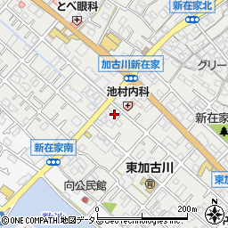 兵庫県加古川市平岡町新在家398-7周辺の地図