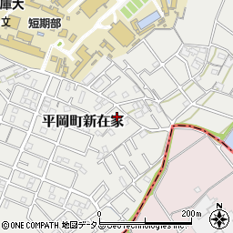 兵庫県加古川市平岡町新在家2054-12周辺の地図