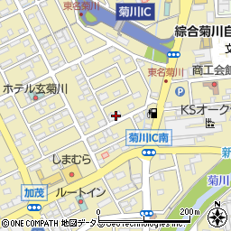 静岡県菊川市加茂5407周辺の地図