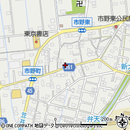 静岡県浜松市中央区市野町1706周辺の地図