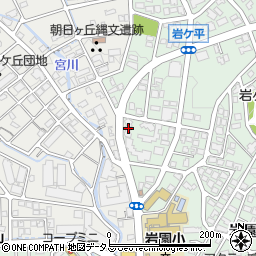 兵庫県芦屋市岩園町25-12周辺の地図