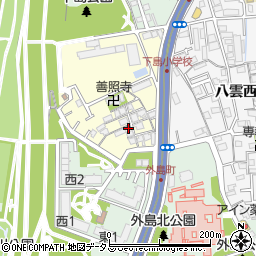 大阪府守口市下島町1-12周辺の地図