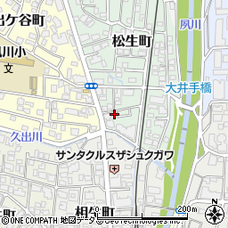 ラフィーネ夙川周辺の地図