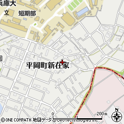 兵庫県加古川市平岡町新在家2057-5周辺の地図