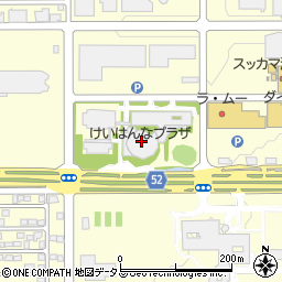 京都府立けいはんなホール周辺の地図