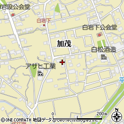 静岡県菊川市加茂851-5周辺の地図