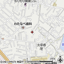 兵庫県加古川市平岡町新在家1845-2周辺の地図