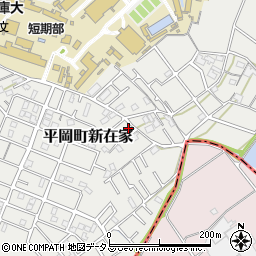 兵庫県加古川市平岡町新在家2054-10周辺の地図