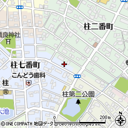 愛知県豊橋市柱七番町10周辺の地図
