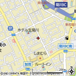 静岡県菊川市加茂5484周辺の地図