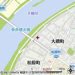 兵庫県赤穂市大橋町3-12周辺の地図