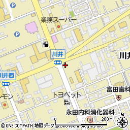 吉野家袋井店周辺の地図