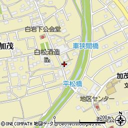 静岡県菊川市加茂685周辺の地図