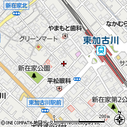 兵庫県加古川市平岡町新在家2丁目278周辺の地図