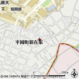 兵庫県加古川市平岡町新在家2057-4周辺の地図