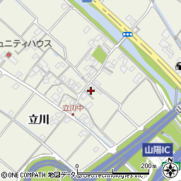 岡山県赤磐市立川767周辺の地図
