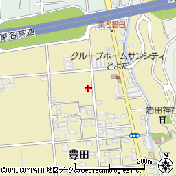 静岡県磐田市豊田233-2周辺の地図