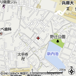 兵庫県加古川市平岡町新在家2142-2周辺の地図