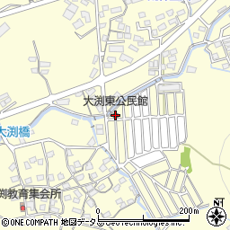 大渕東公民館周辺の地図