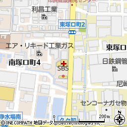 ジャパン塚口店周辺の地図