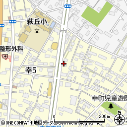 ラッキー理容　浜松幸店周辺の地図
